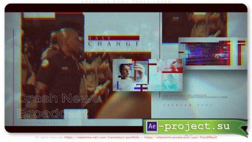 Videohive - Breaking News Crash Intro - 38544990 - Project for After Effects