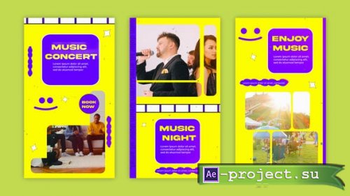 Videohive - Music Event Instagram Story Template - 38598658 - Project for After Effects