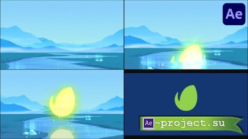 Videohive - Mountains Painting Logo for After Effects - 38599149 - Project for After Effects