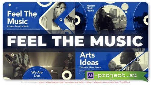 Videohive - Feel The Music Intro - 38600535 - Project for After Effects