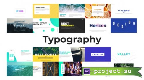 Videohive - Typography Slides - 37691305 - Project for After Effects