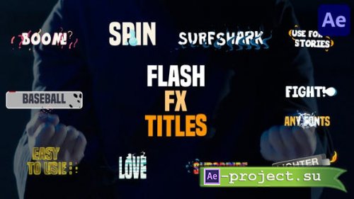 Videohive - Flash FX Titles | After Effects - 38621086 - Project for After Effects