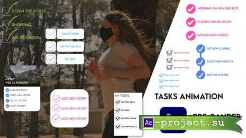Videohive - Tasks Animation - 38633652 - Project for After Effects