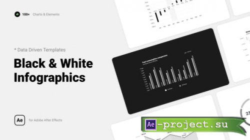 Videohive - Black & White Infographics - 38563022 - Project for After Effects