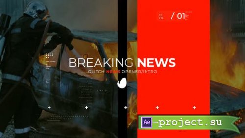 Videohive - Glitch Breaking News - 38623012 - Project for After Effects