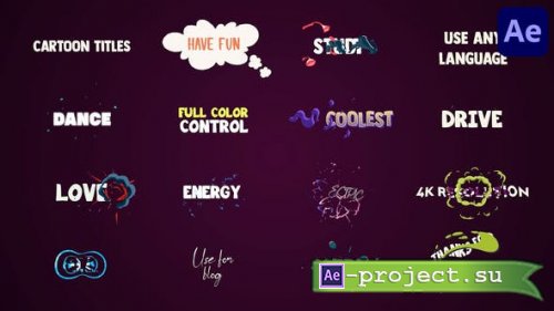 Videohive - Cartoon Titles | After Effects - 38637291 - Project for After Effects
