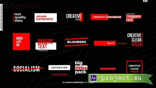 Videohive - 15 Modern Titles | After Effects - 38651826 - Project for After Effects