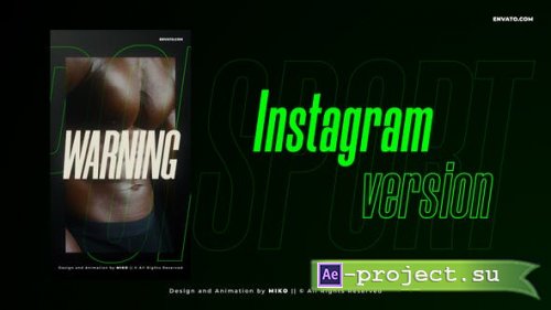Videohive - Sports Promo Opener Instagram - 38628599 - Project for After Effects