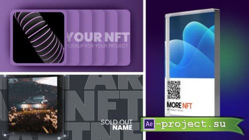 Videohive - NFT Card Slides - 38625255 - Project for After Effects
