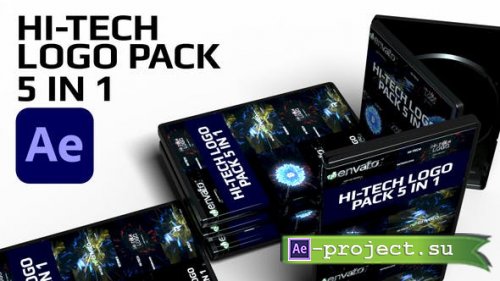 Videohive - Hi Tech Logo Pack - 5 In 1 - 38455965 - Project for After Effects