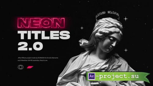 Videohive - Neon Titles - 38676121 - Project for After Effects