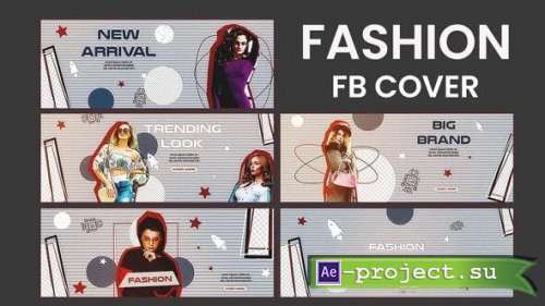 Videohive - Graphics Fashion Facebook Cover Template - 38676011 - Project for After Effects