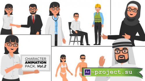 Videohive - Character Animation Pack Vol.2 - 23749871 - Project for After Effects