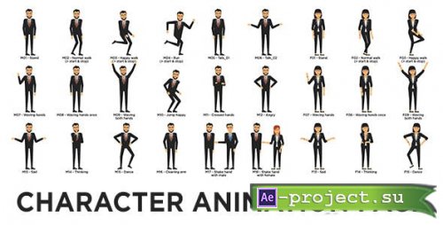 Videohive - Character Animation Pack - 20753157 - Project for After Effects