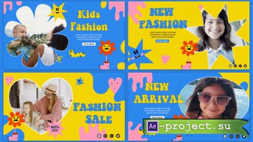 Videohive - Bright Colour Kids Slideshow - 38699073 - Project for After Effects