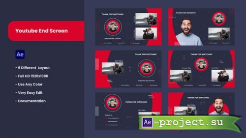 Videohive - Youtube End Screen - 38707087 - Project for After Effects