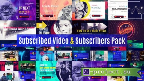 Videohive - Subscribed Video & Subscribers - 38743889 - Project for After Effects