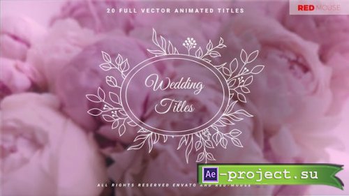 Videohive - Wedding Titles - 37848428 - Project for After Effects