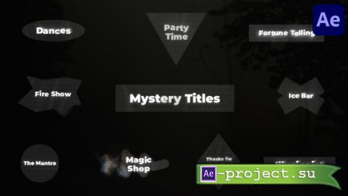 Videohive - Mystery Titles for After Effects - 38759577 - Project for After Effects