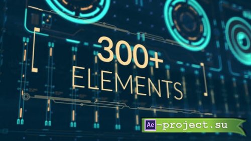 Videohive - Fusion HUD Pack - 23864983 - Project for After Effects