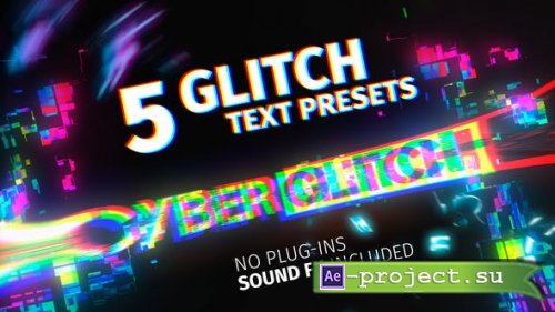 Videohive - 5 Glitch Title Presets - 27820496 - Project for After Effects