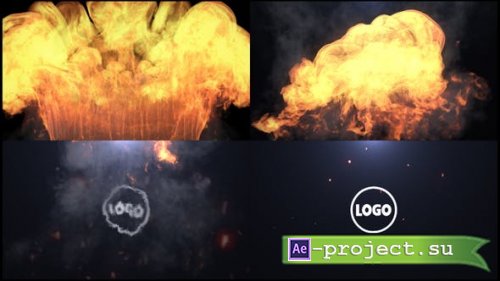 Videohive - Fire Logo Reveal - 38793472 - Project for After Effects
