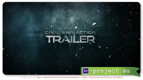 Videohive - War Films Trailer Project - 38829678 - Project for After Effects