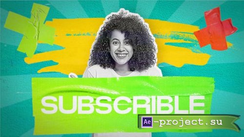 Videohive - YouTube Blog Intro || Brush YouTube Intro - 38801277 - Project for After Effects