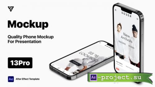 Videohive - Phone Mockup | 13 Pro v2 - 34953730 - Project for After Effects