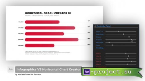 Videohive - Infographics V3 Horizontal Chart Creator  After Effects - 29285535