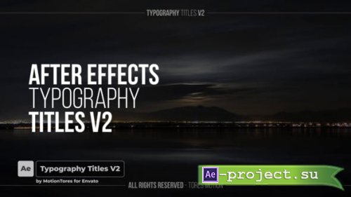 Videohive - Typography Text Titles V2  After Effects - 34463577 - Project for After Effects