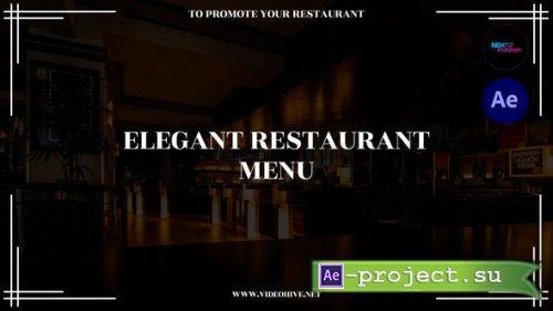 Videohive - Elegant Restaurant Menu - 38857192 - Project for After Effects
