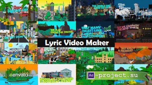 Videohive - Lyric Video Maker - 38841553 - Project for After Effects