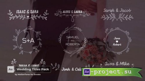 Videohive - 35 Wedding Titles Pack  After Effects - 21673746 - Project for After Effects