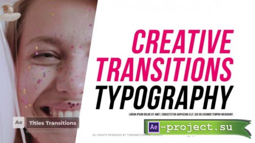 Videohive - Titles Transitions  After Effects - 30619742 - Project for After Effects