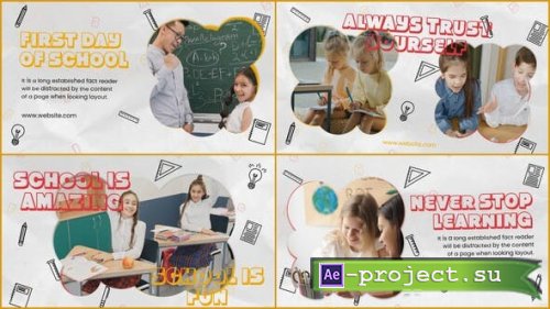 Videohive - Back To School - Creative Opener - 38869339 - Project for After Effects