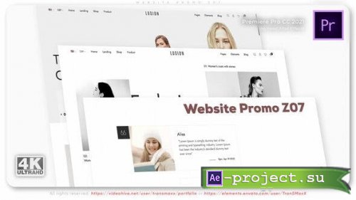 Videohive - Website Promo Z07 - 38759592 - Premiere Pro Templates