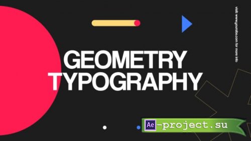 Videohive - Geometry Typography - 38596173 - Project for After Effects