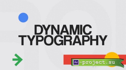 Videohive - Dynamic Typography - 38708848 - Project for After Effects