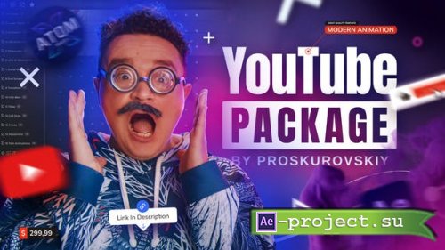 Videohive - YouTube Essential Library | After Effects - 38510264 - Project & Script for After Effects