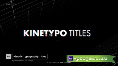 Videohive - Kinetic Typography Titles  After Effects - 30620290 - Project for After Effects