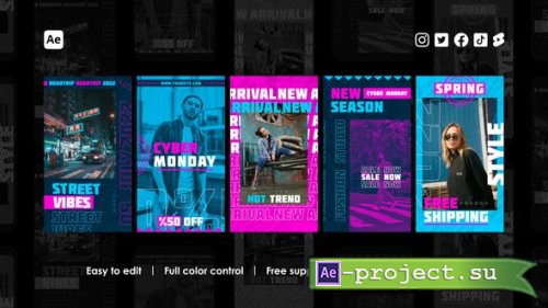 Videohive - Dynamic Instagram Stories - 38928858 - Project for After Effects
