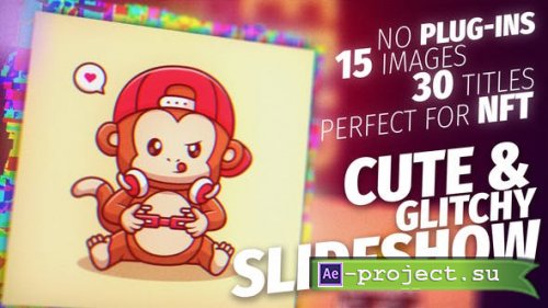 Videohive - Glitch and Cute Slideshow - 38905749 - Project for After Effects