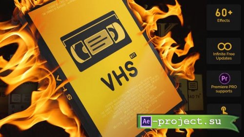 Videohive - VHS Kit | Big Pack of VHS Presets for After Effects - 25595527 - Project & Script for After Effects