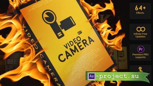 Videohive - Video Camera Kit | Big Pack of Camera Presets for After Effects - 25639477 - Project & Script for After Effects