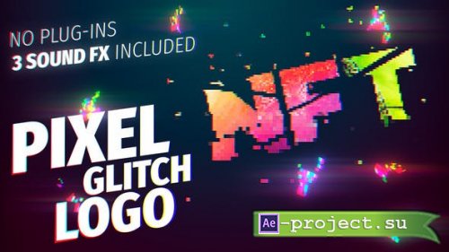 Videohive - Pixel Glitch Logo - 38931632 - Project for After Effects