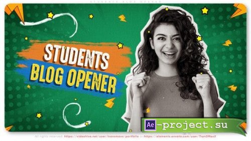 Videohive - Students Blog Opener - 38929740 - Project for After Effects