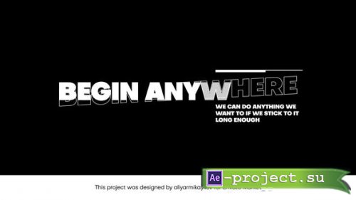 Videohive - Kinetic Titles - 38929569 - Project for After Effects