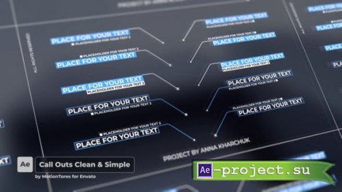 Videohive - Call Outs Clean & Simple  After Effects - 29456260 - Project for After Effects