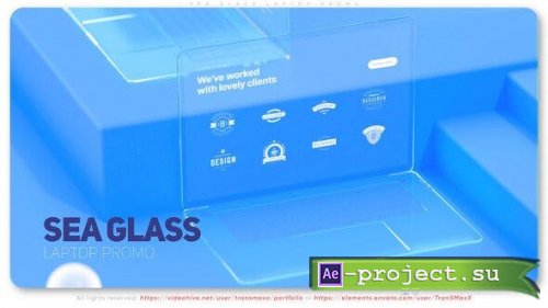 Videohive - Sea Glass Laptop Promo - 38956172 - Project for After Effects
